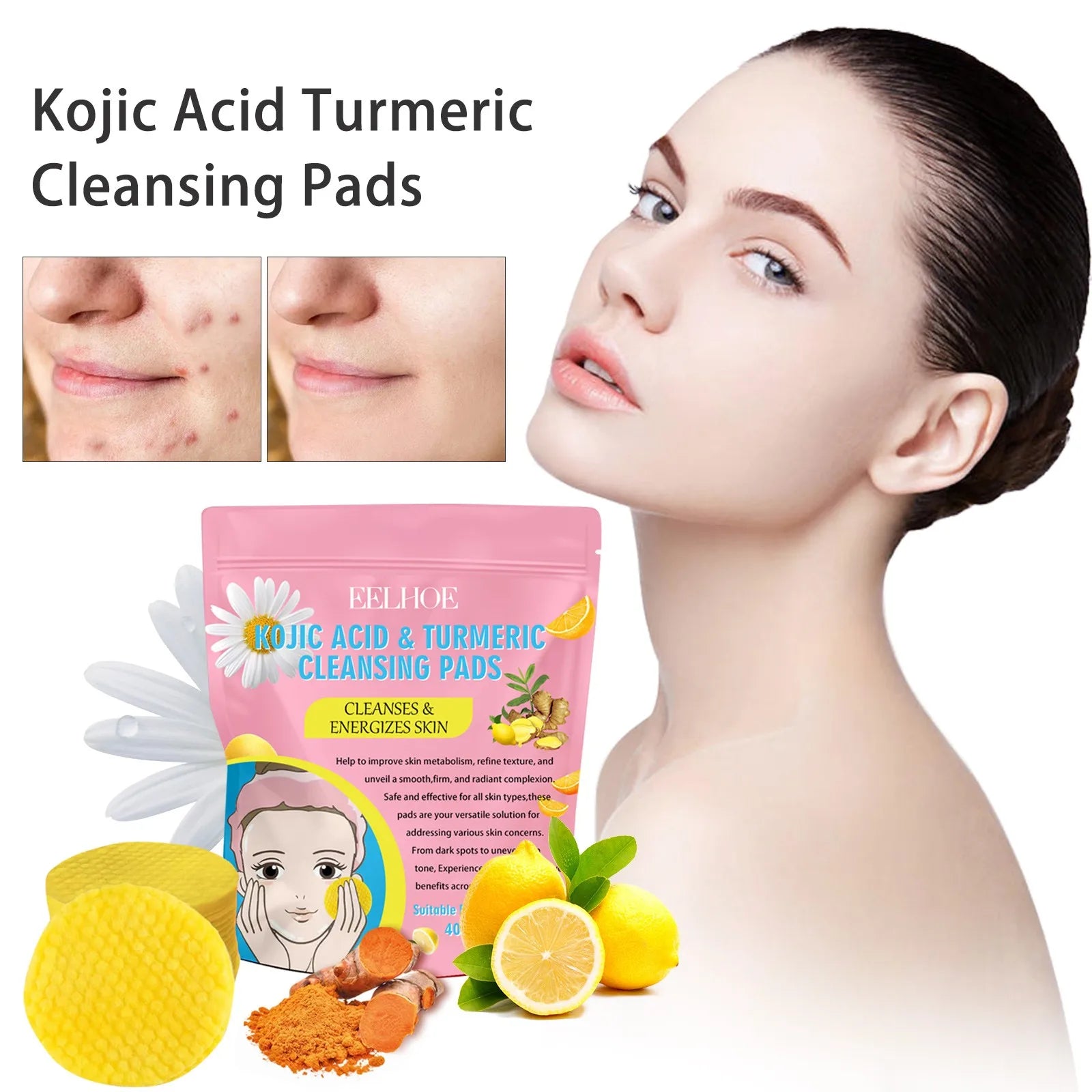 40Pcs Turmeric Kojic Acid 